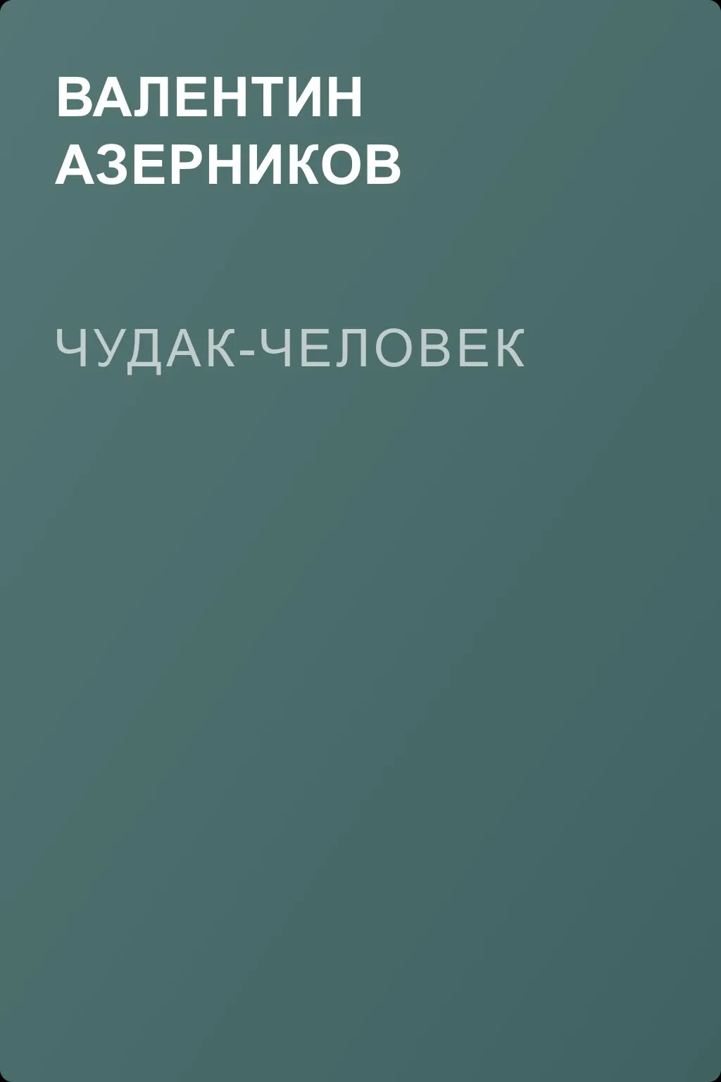 Чудак-человек — обложка книги