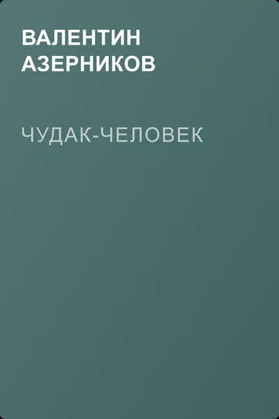 Чудак-человек — обложка книги