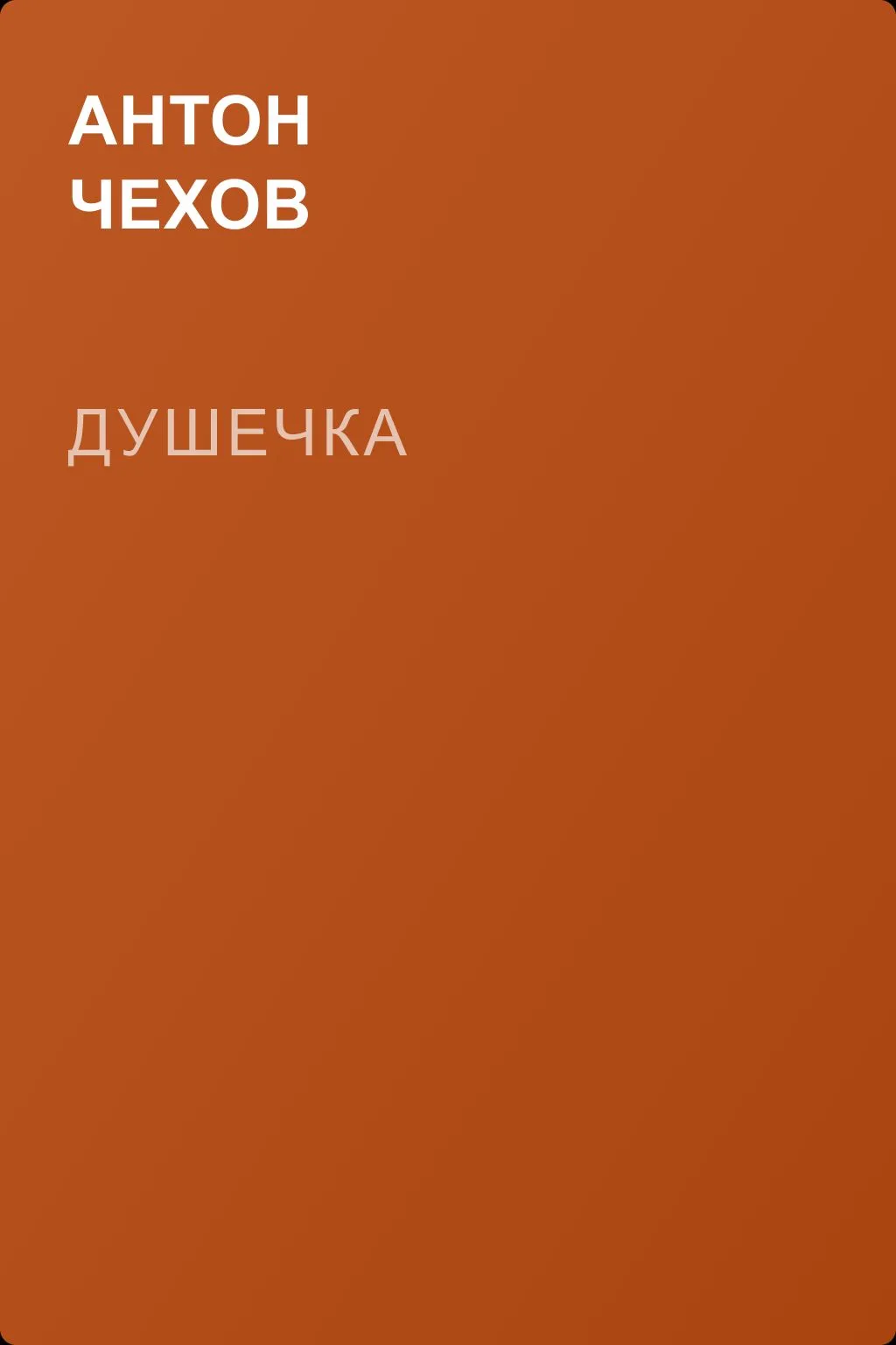 Душечка — обложка книги