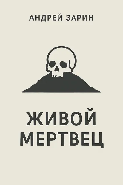 Живой мертвец — обложка книги