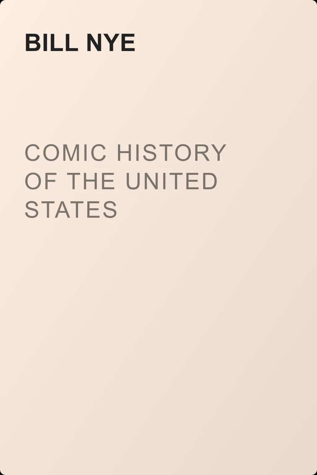 Comic History of the United States — обложка книги