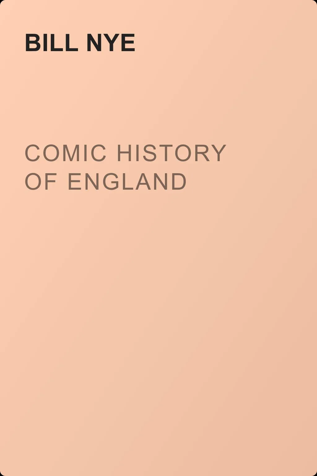 Comic History of England — обложка книги