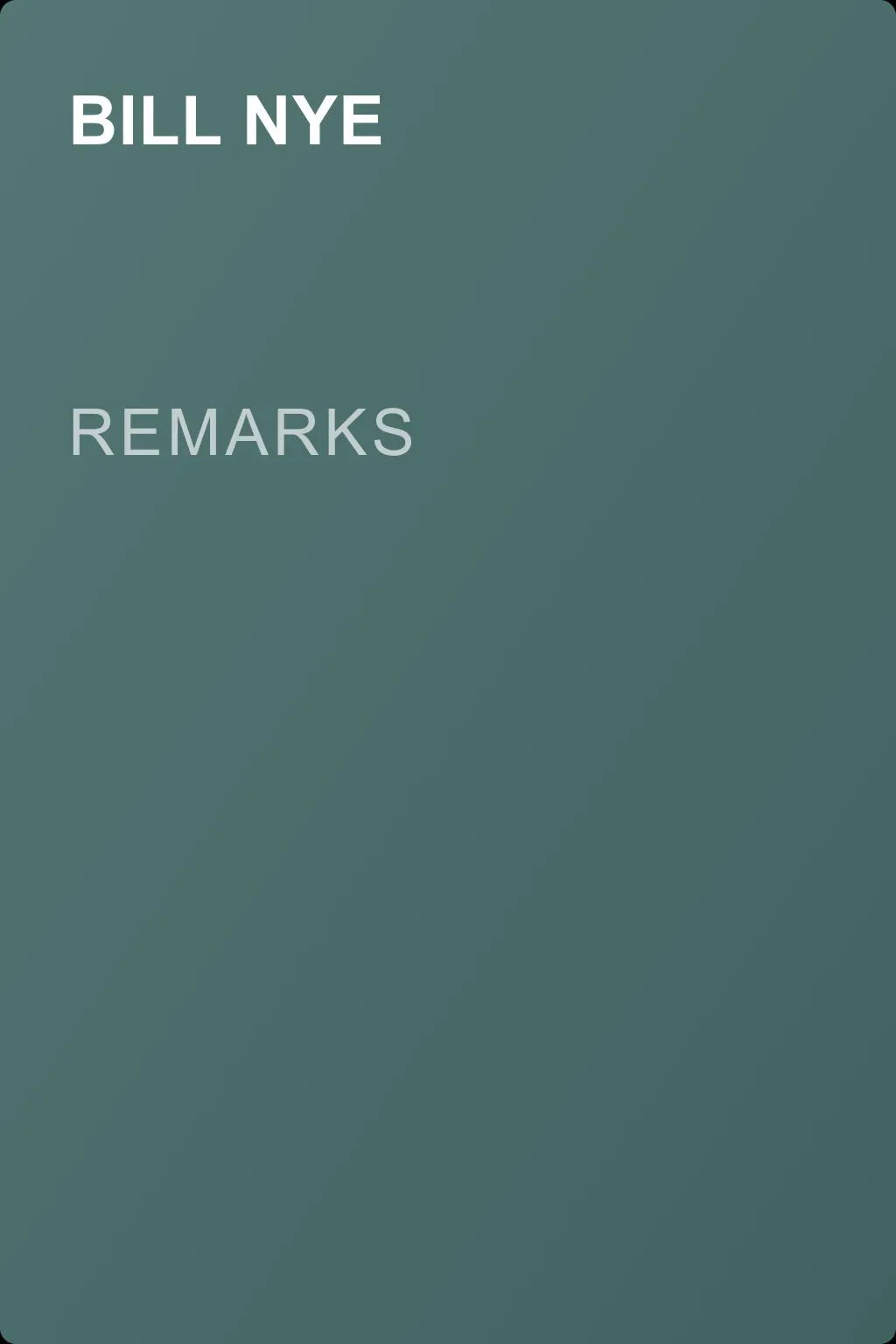 Remarks — обложка книги
