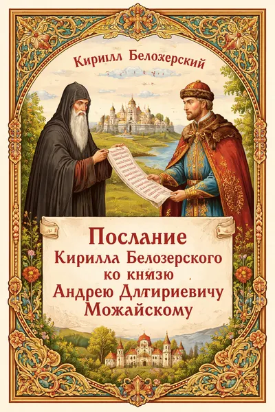 Послание Кирилла Белозерского ко князю Андрею Дмитриевичу Можайскому — обложка книги