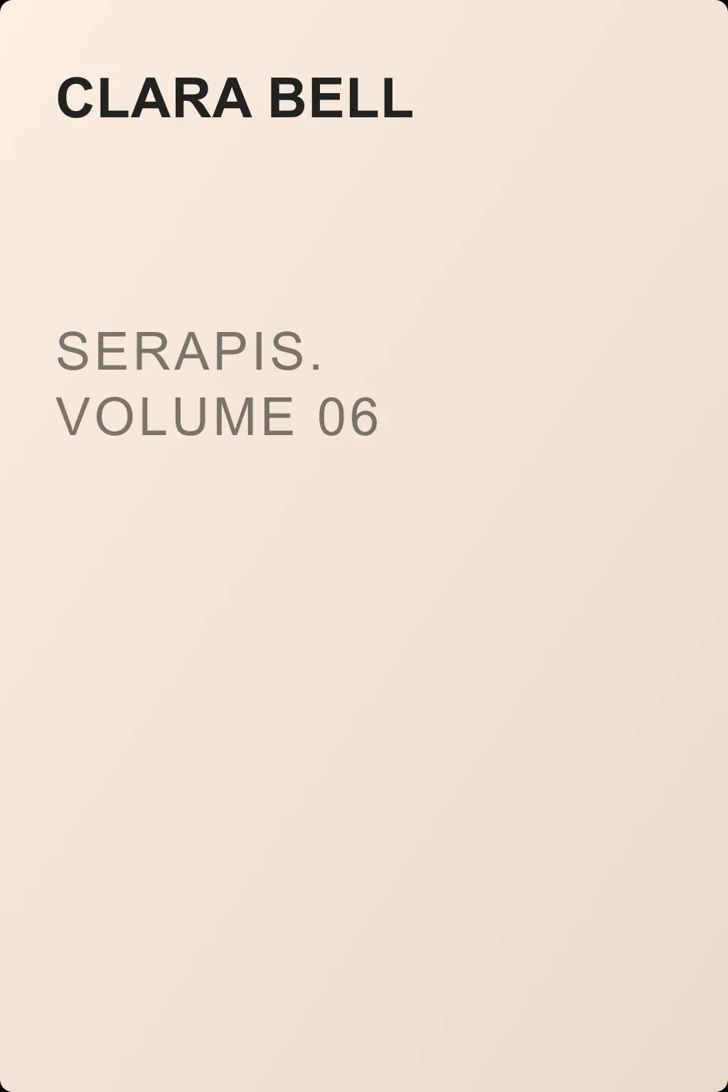 Serapis. Volume 06 — обложка книги