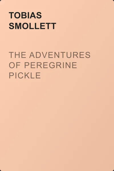 The Adventures of Peregrine Pickle — обложка книги