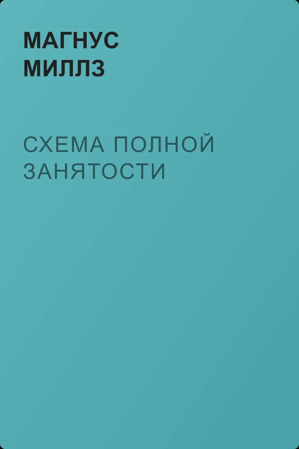 Схема полной занятости — обложка книги