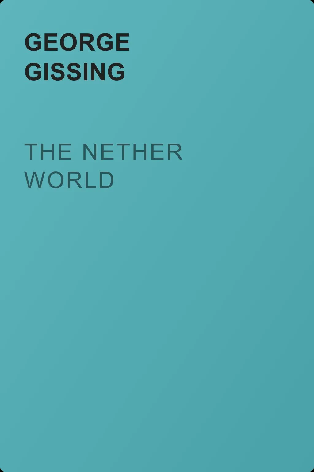 The Nether World — обложка книги