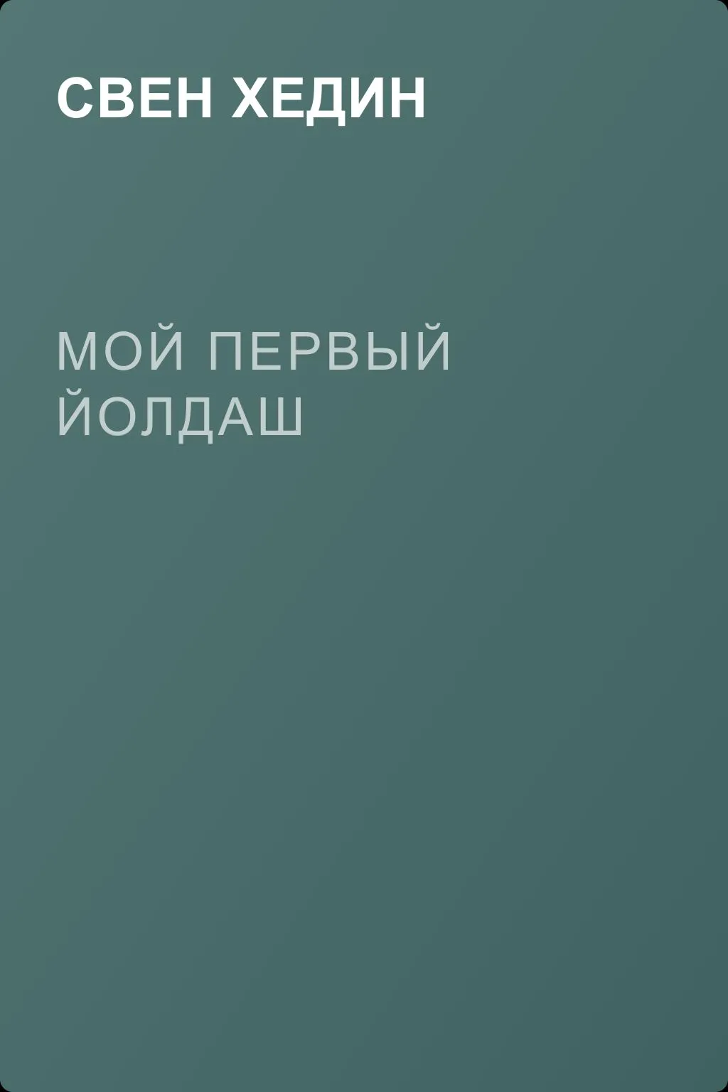 Мой первый Йолдаш — обложка книги