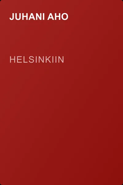 Helsinkiin — обложка книги