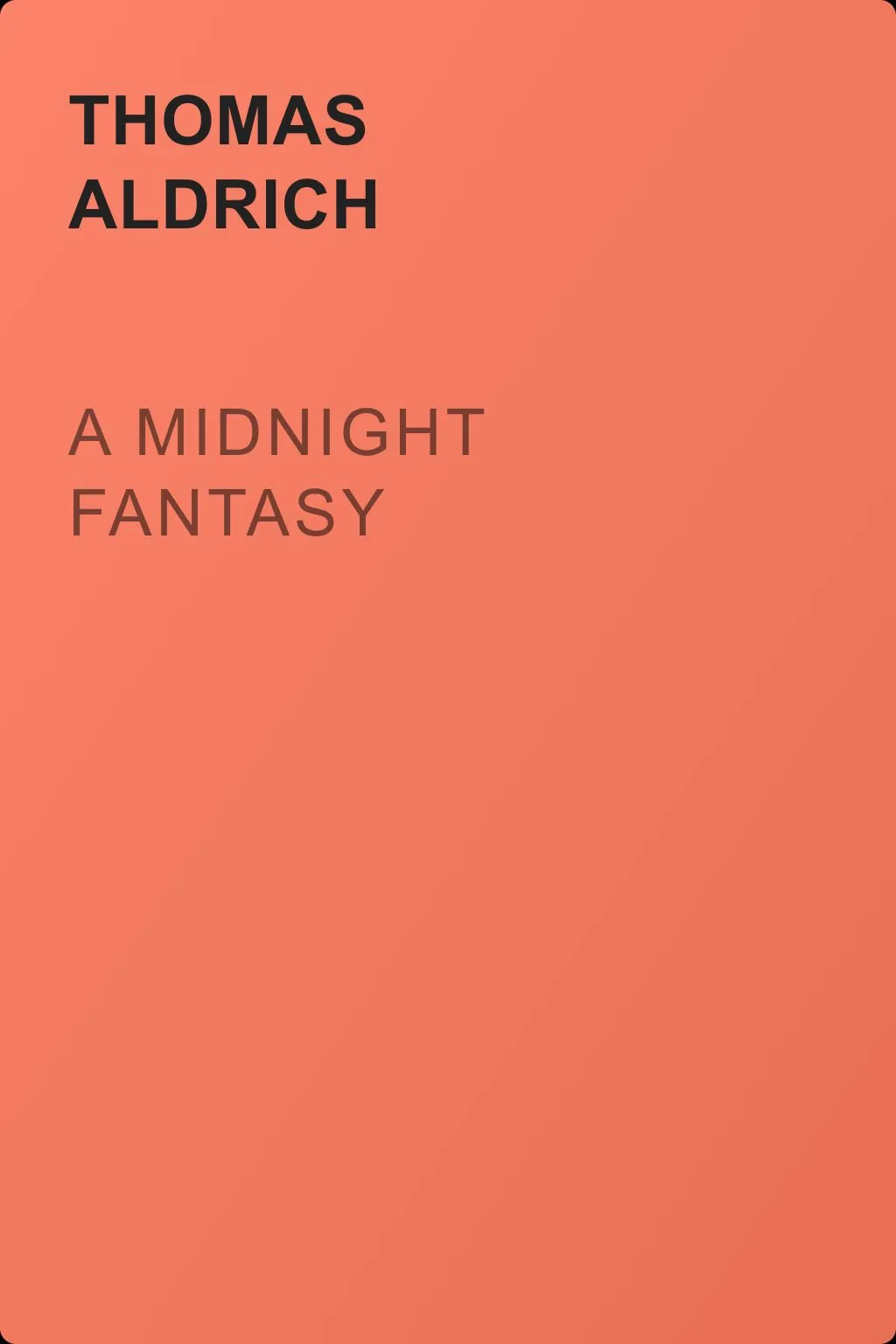 A Midnight Fantasy — обложка книги