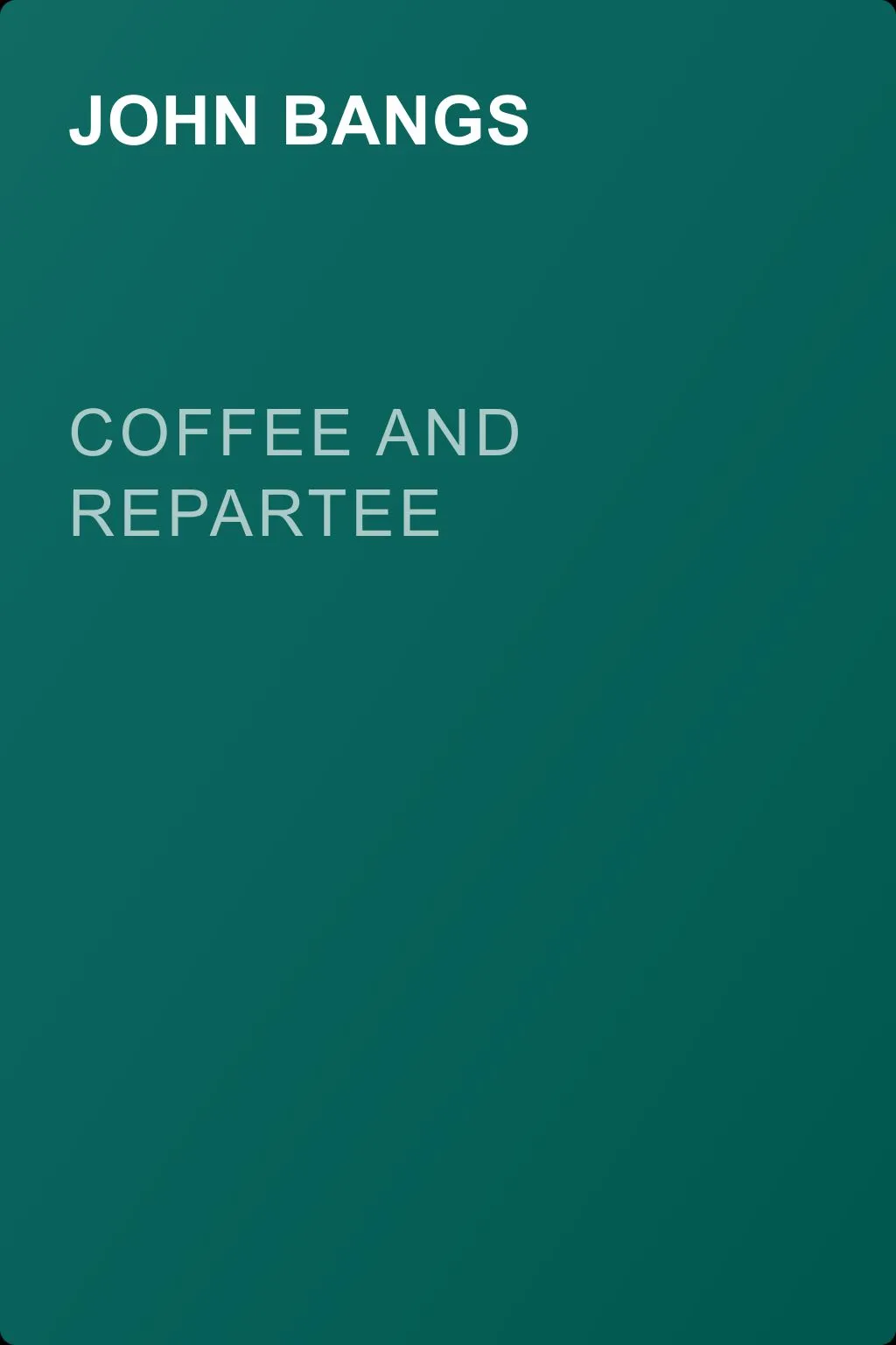 Coffee and Repartee — обложка книги