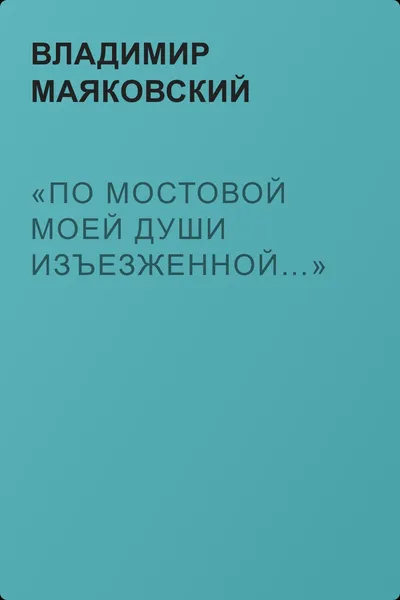 «По мостовой моей души изъезженной…» — обложка книги