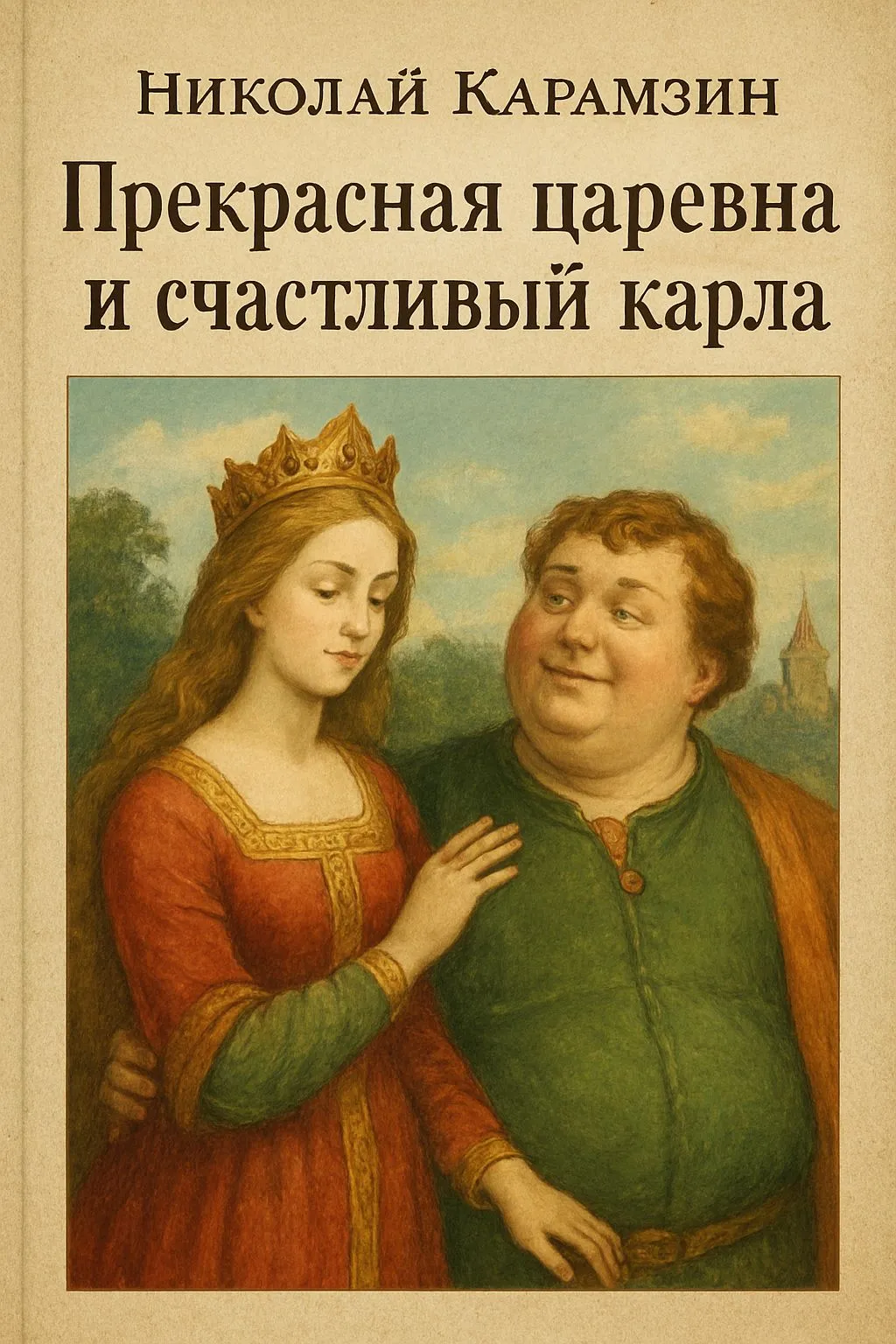 Прекрасная царевна и счастливый карла — обложка книги