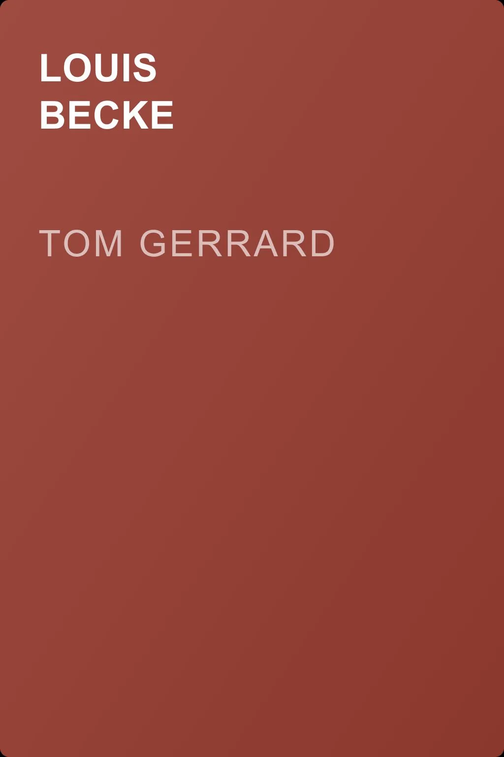 Tom Gerrard — обложка книги