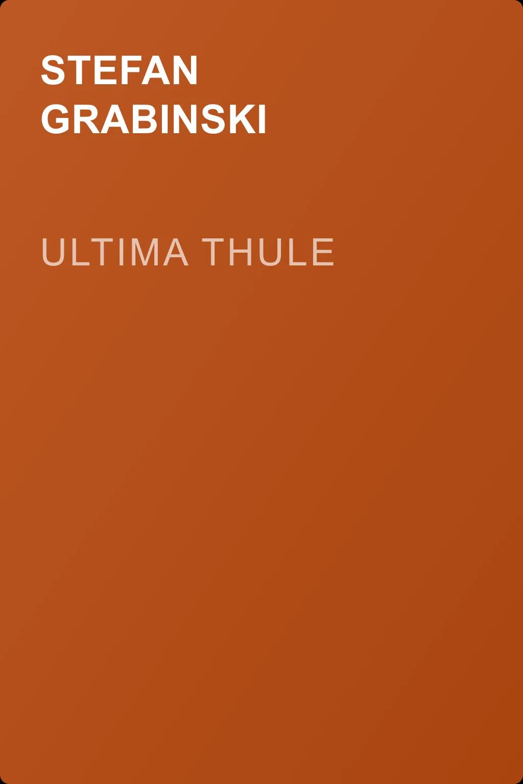 Ultima Thule — обложка книги