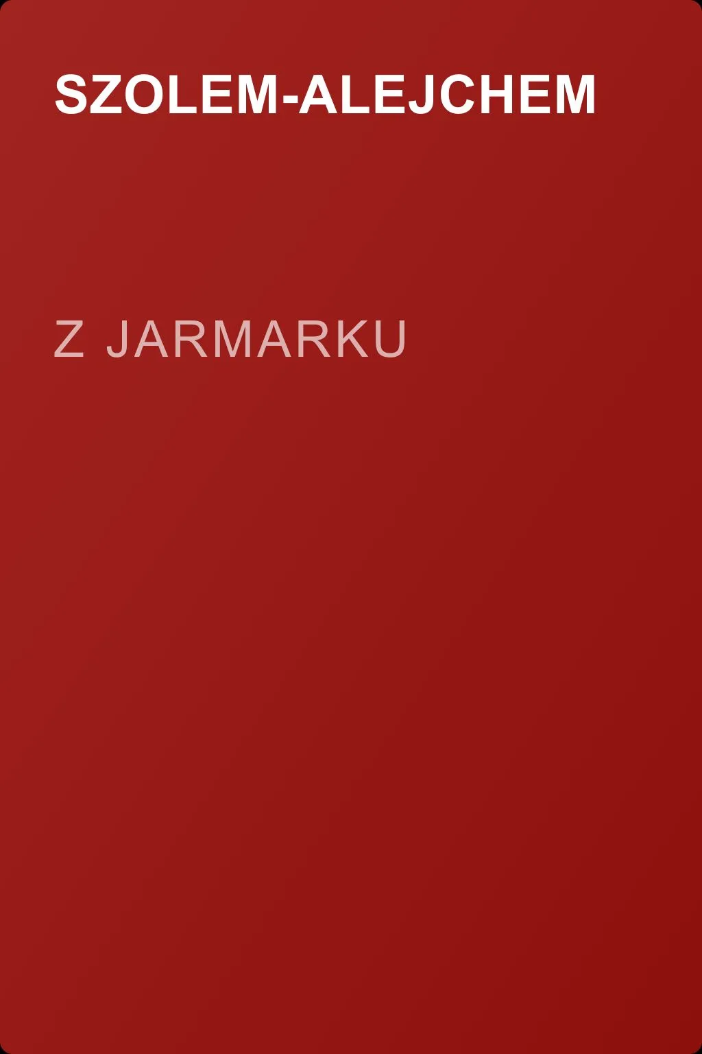 Z jarmarku — обложка книги
