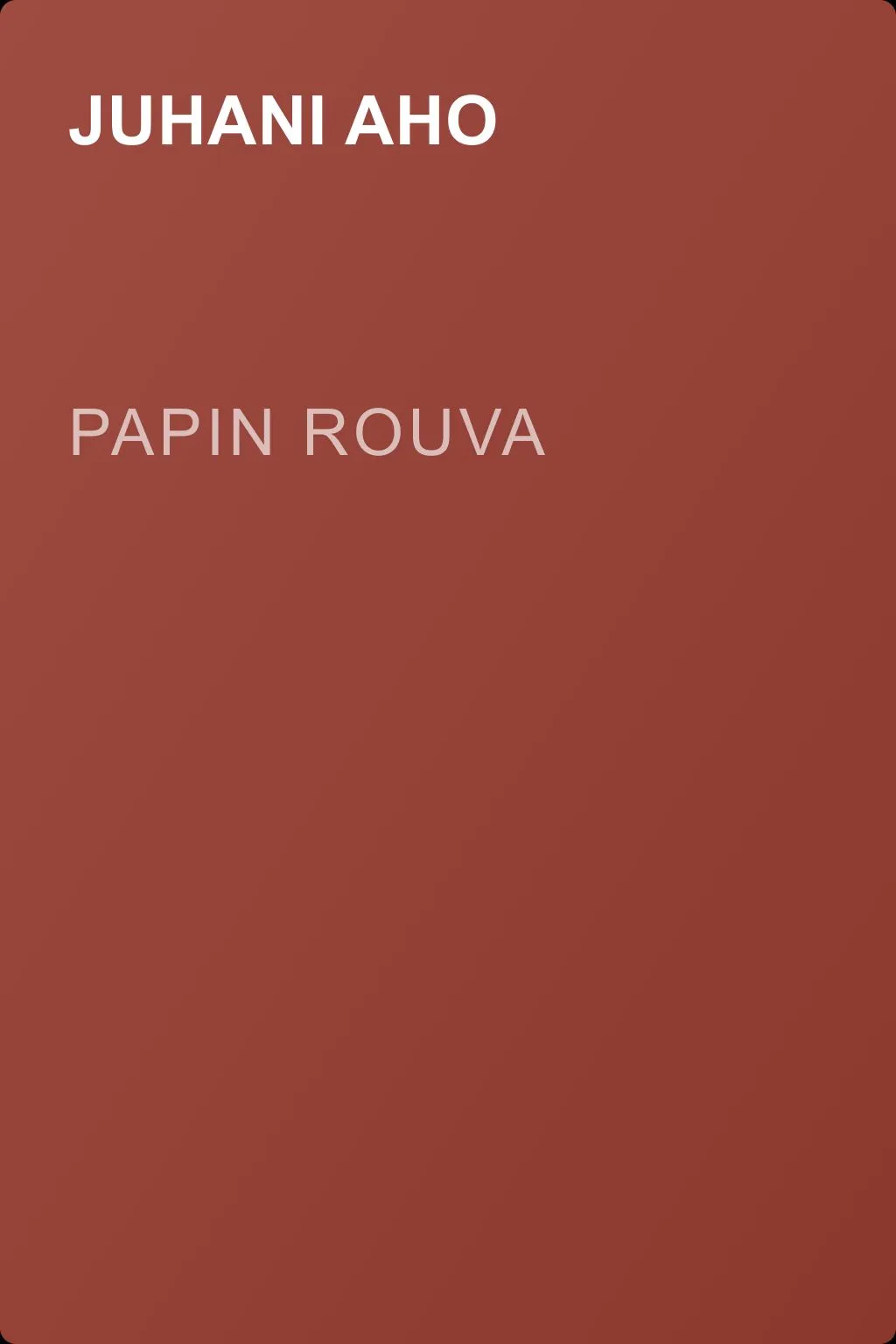 Papin rouva — обложка книги