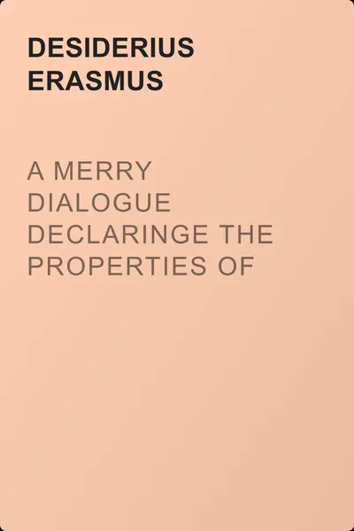 A Merry Dialogue Declaringe the Properties of Shrowde Shrews and Honest Wives — обложка книги