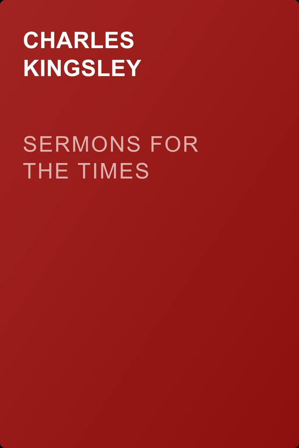 Sermons for the Times — обложка книги