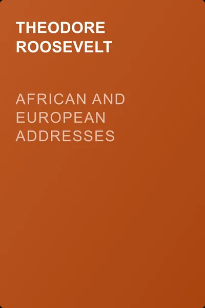 African and European Addresses — обложка книги