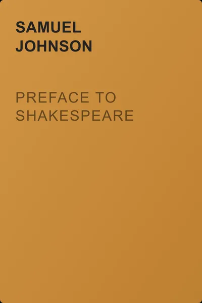 Preface to Shakespeare — обложка книги