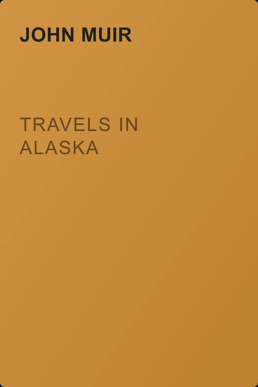 Travels in Alaska — обложка книги