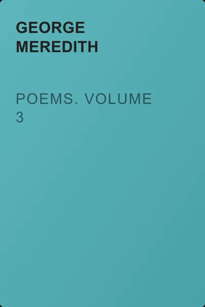 Poems. Volume 3 — обложка книги