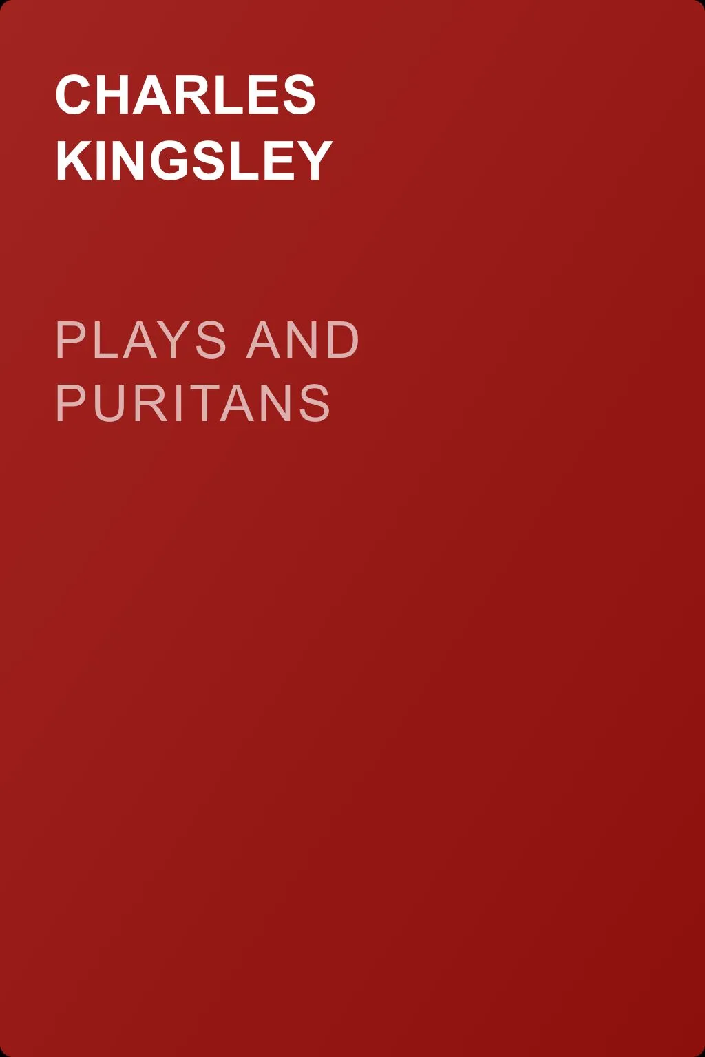 Plays and Puritans — обложка книги