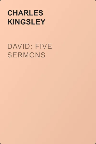David: Five Sermons — обложка книги