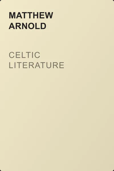 Celtic Literature — обложка книги