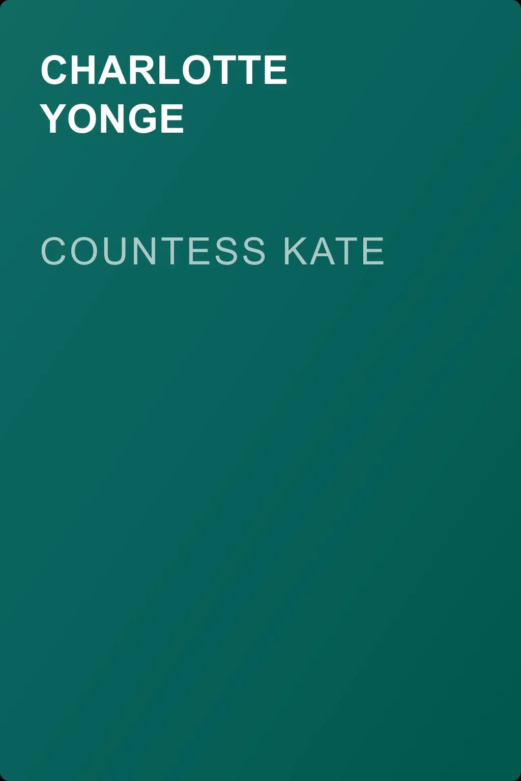 Countess Kate — обложка книги