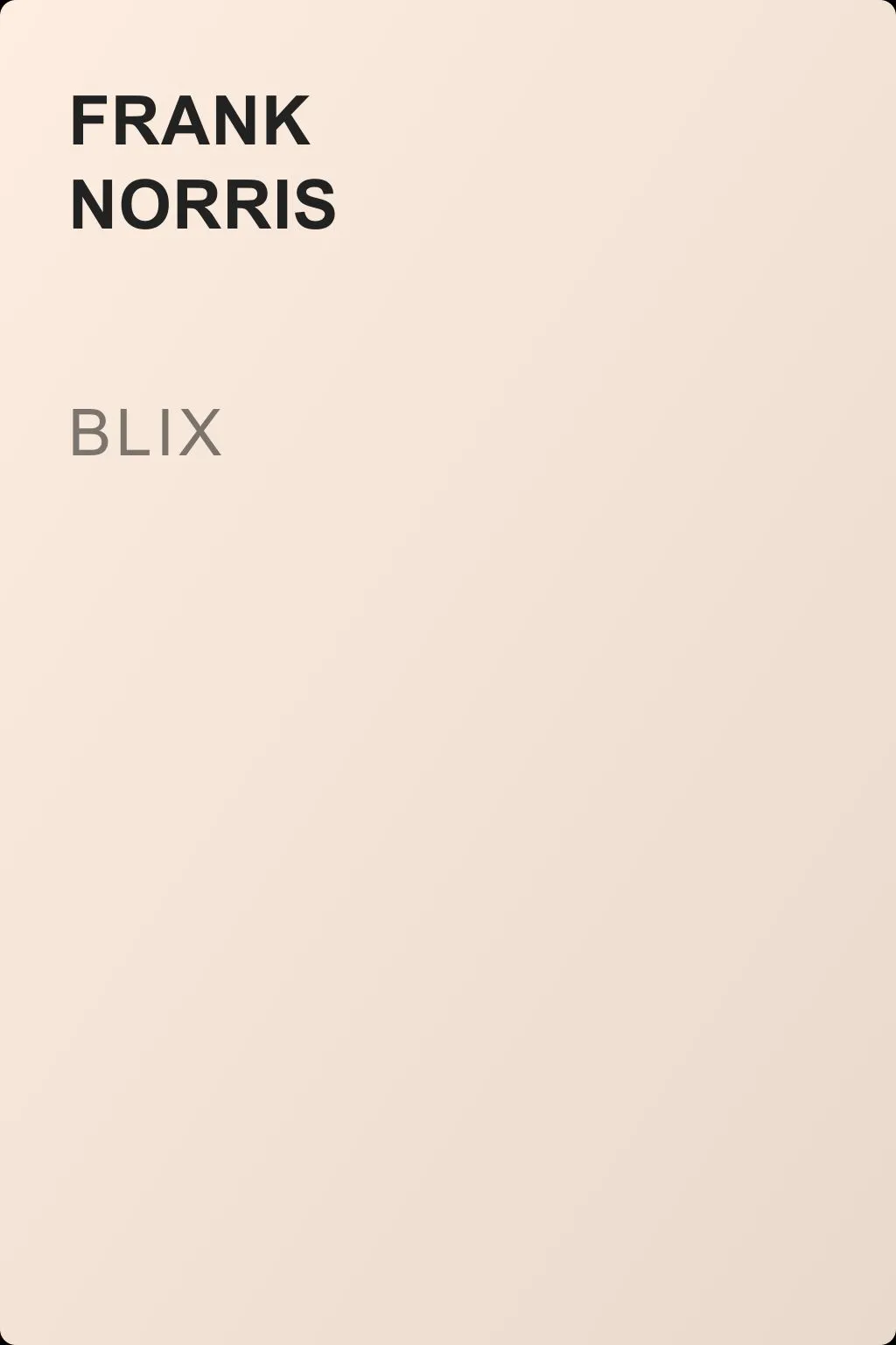 Blix — обложка книги
