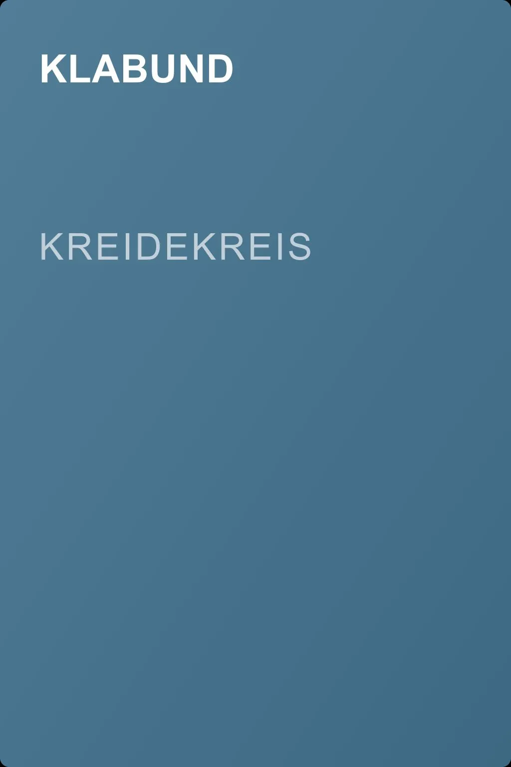 Kreidekreis — обложка книги