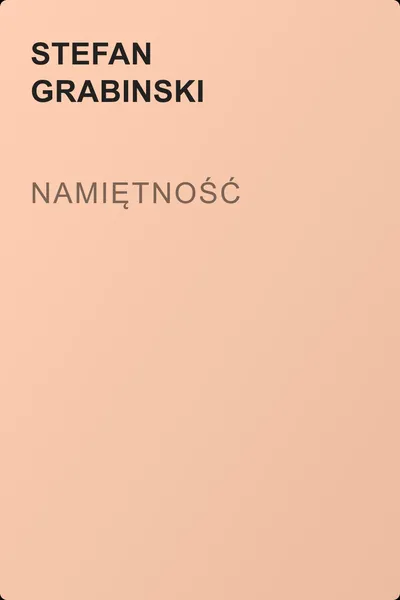 Namiętność — обложка книги