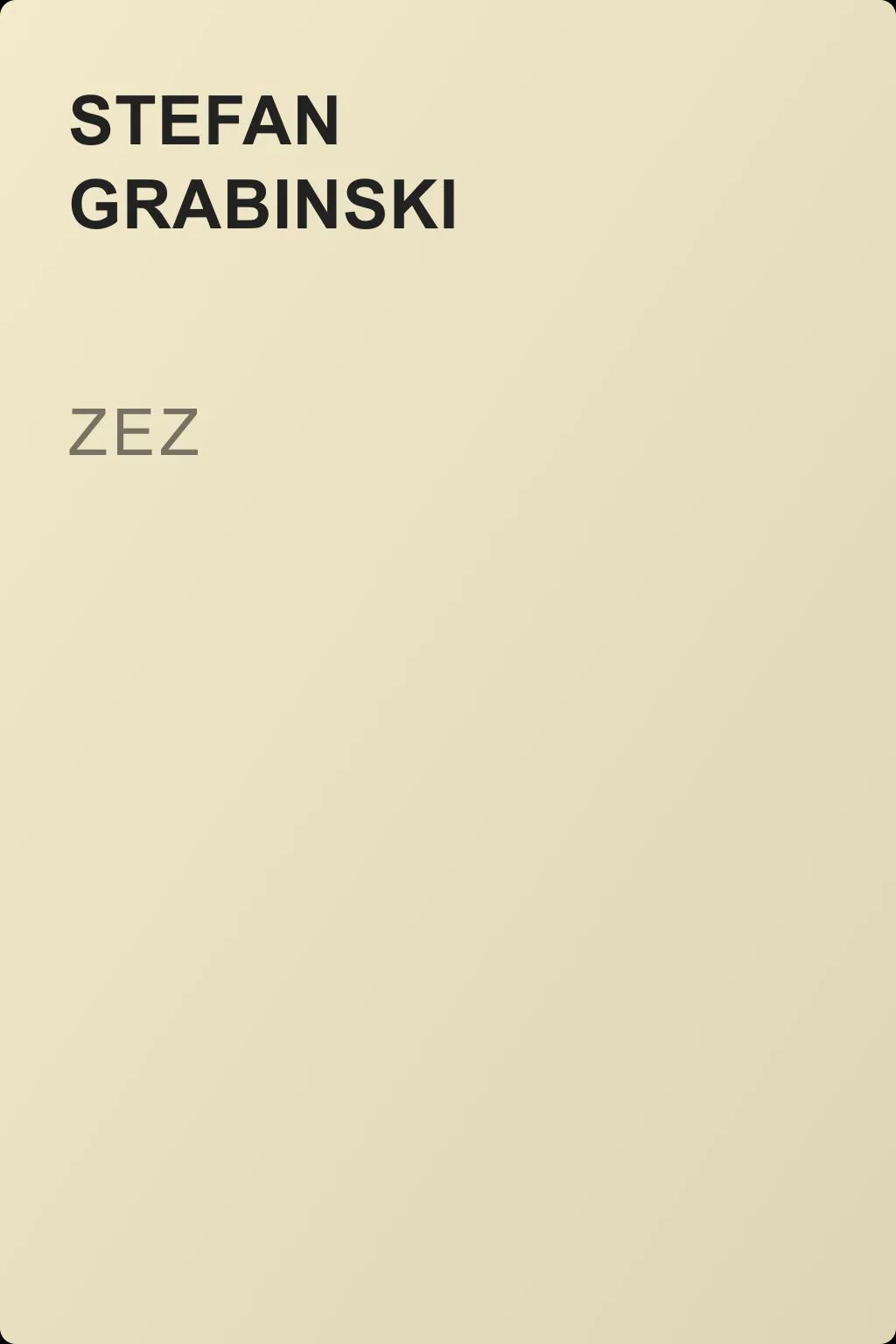 Zez — обложка книги