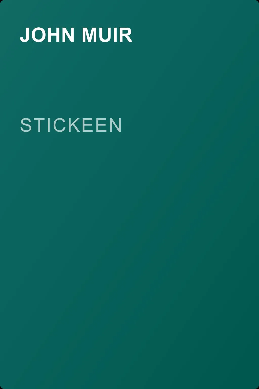 Stickeen — обложка книги