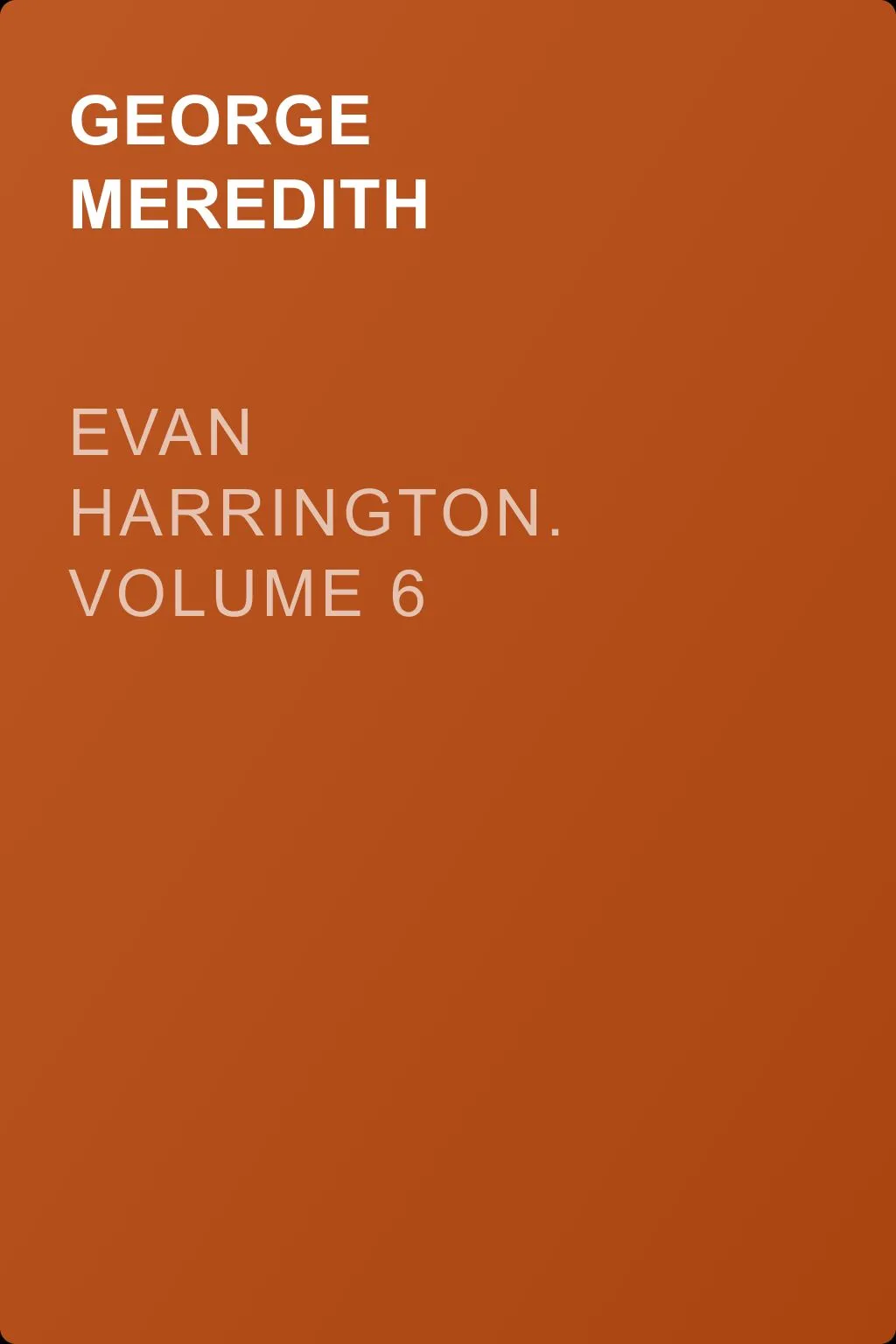 Evan Harrington. Volume 6 — обложка книги