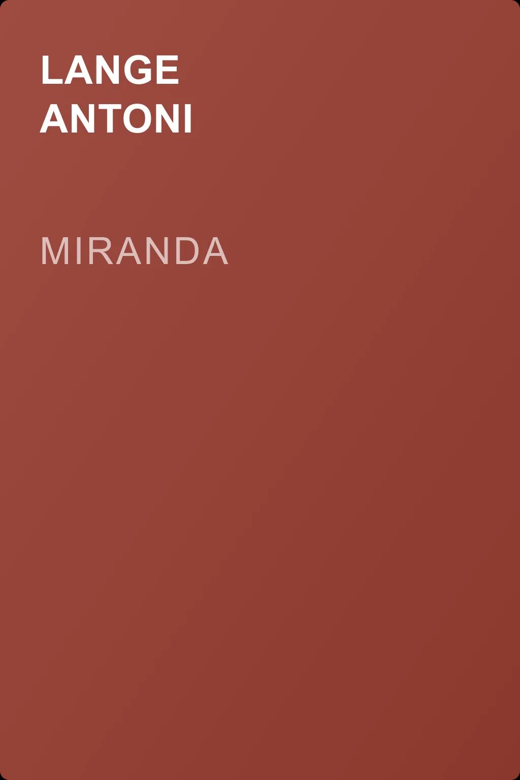 Miranda — обложка книги