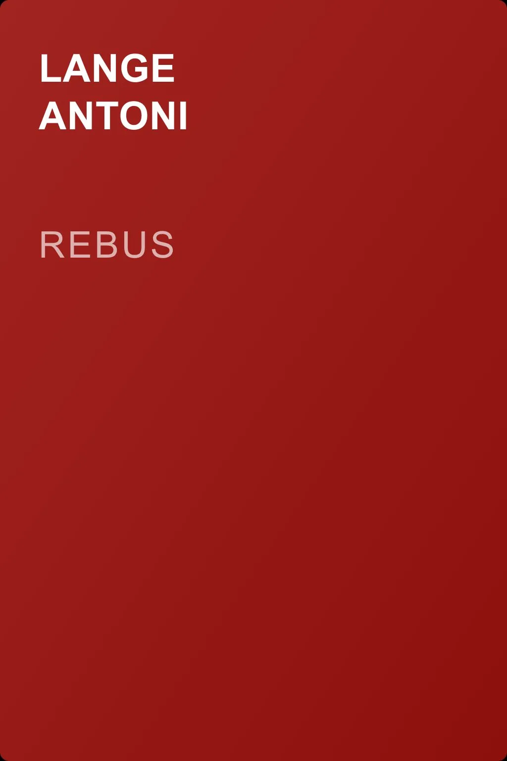 Rebus — обложка книги