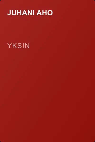 Yksin — обложка книги