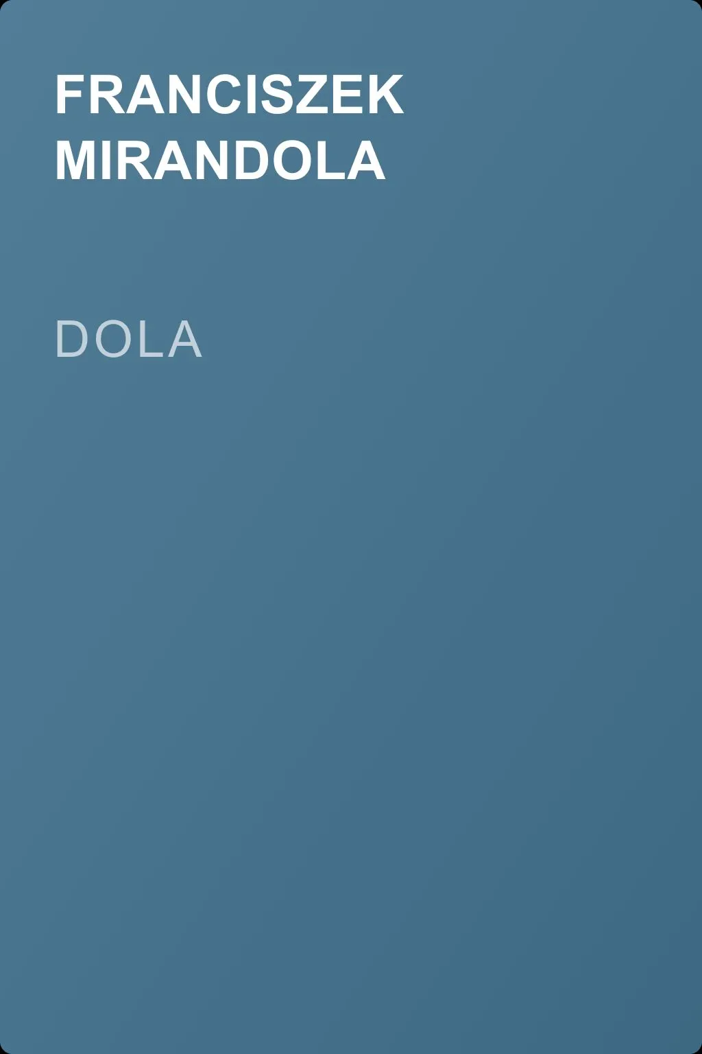 Dola — обложка книги