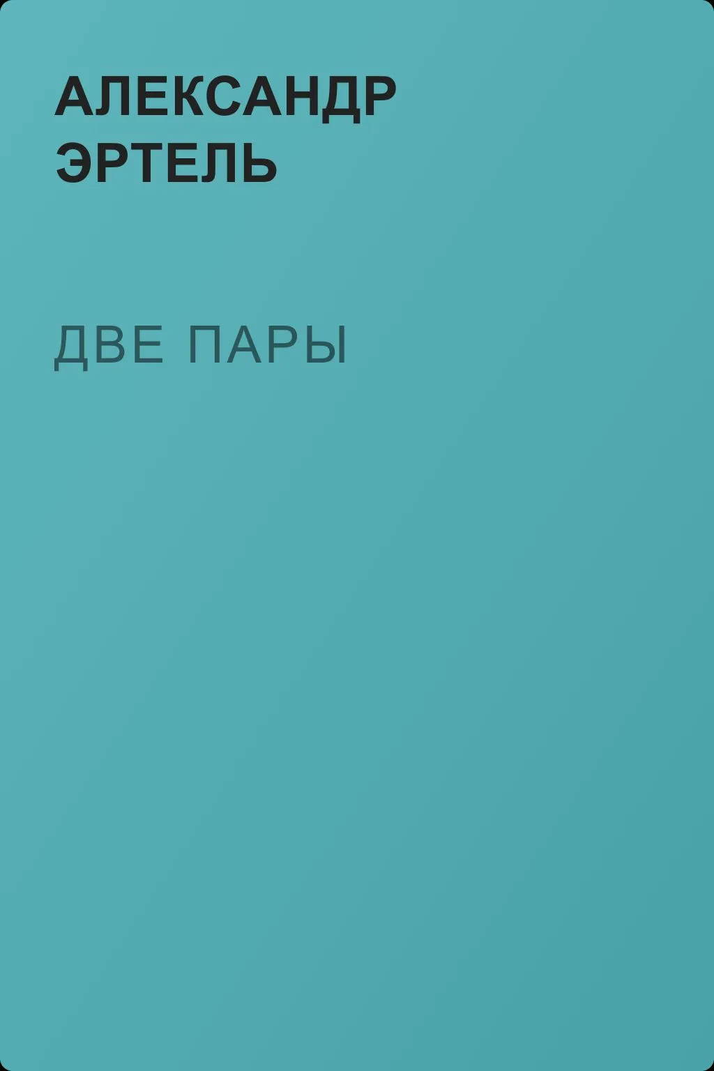 Две пары — обложка книги
