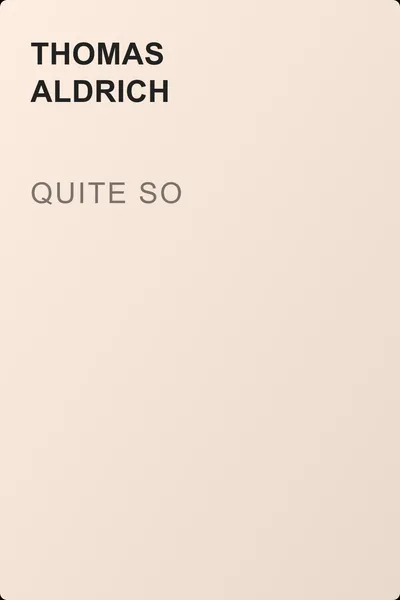 Quite So — обложка книги