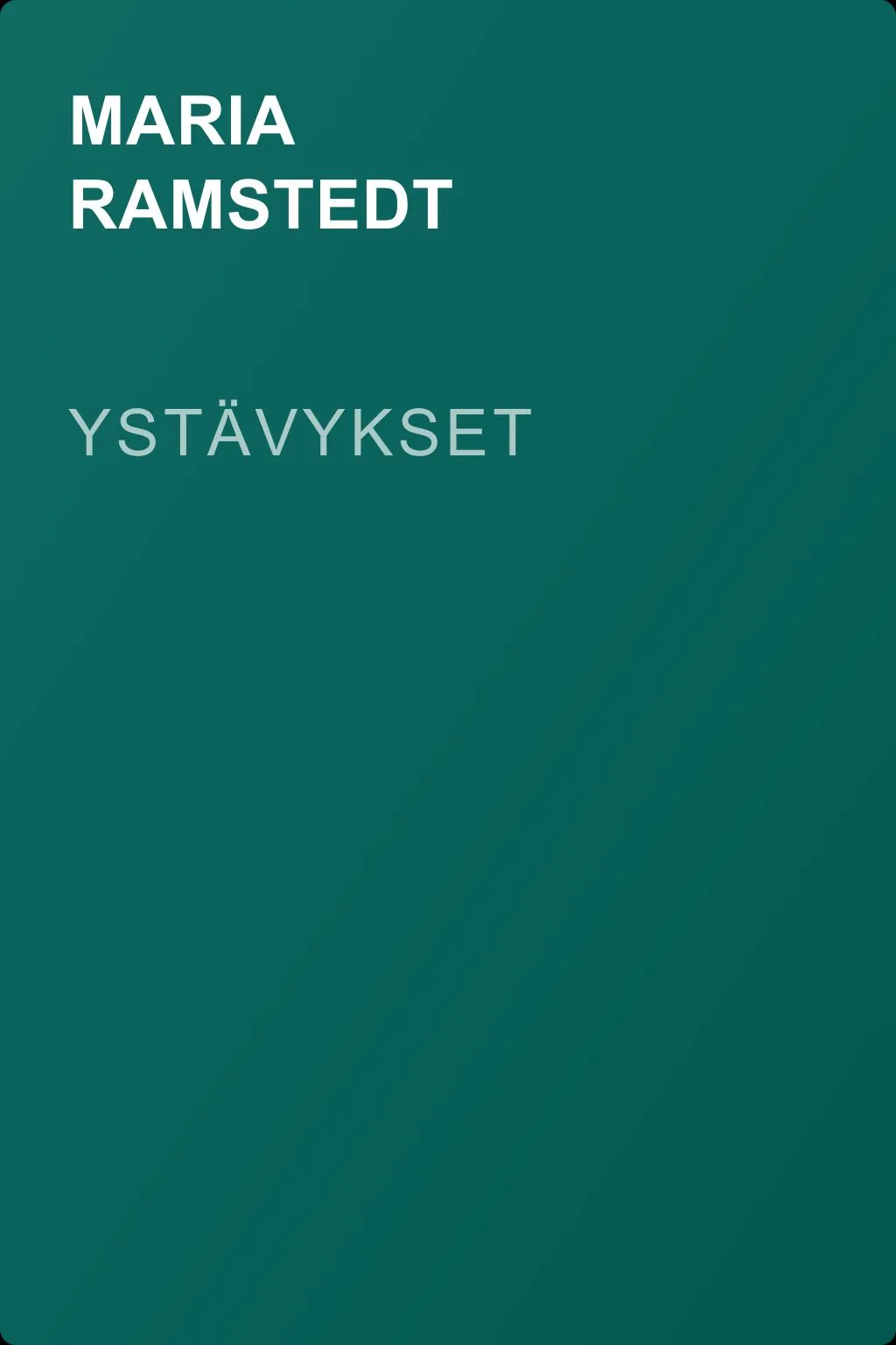 Ystävykset — обложка книги