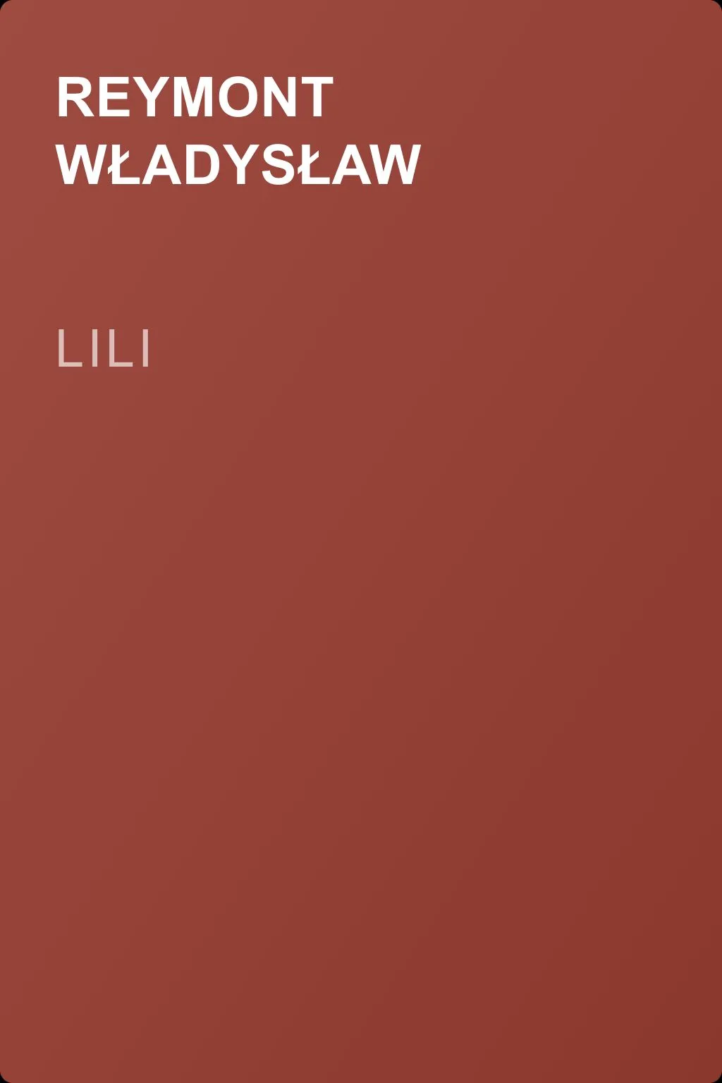 Lili — обложка книги