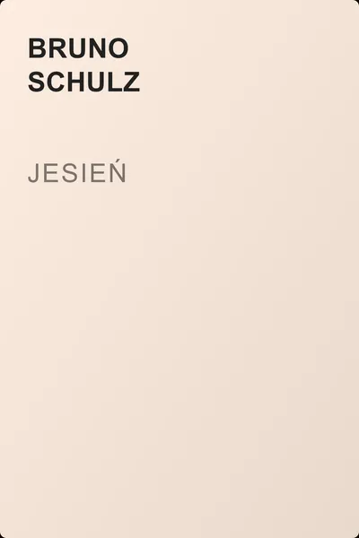 Jesień — обложка книги