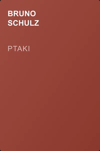 Ptaki — обложка книги