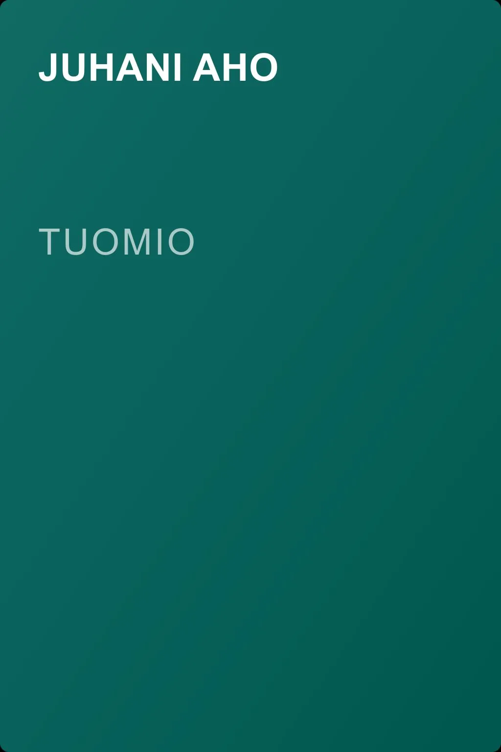 Tuomio — обложка книги