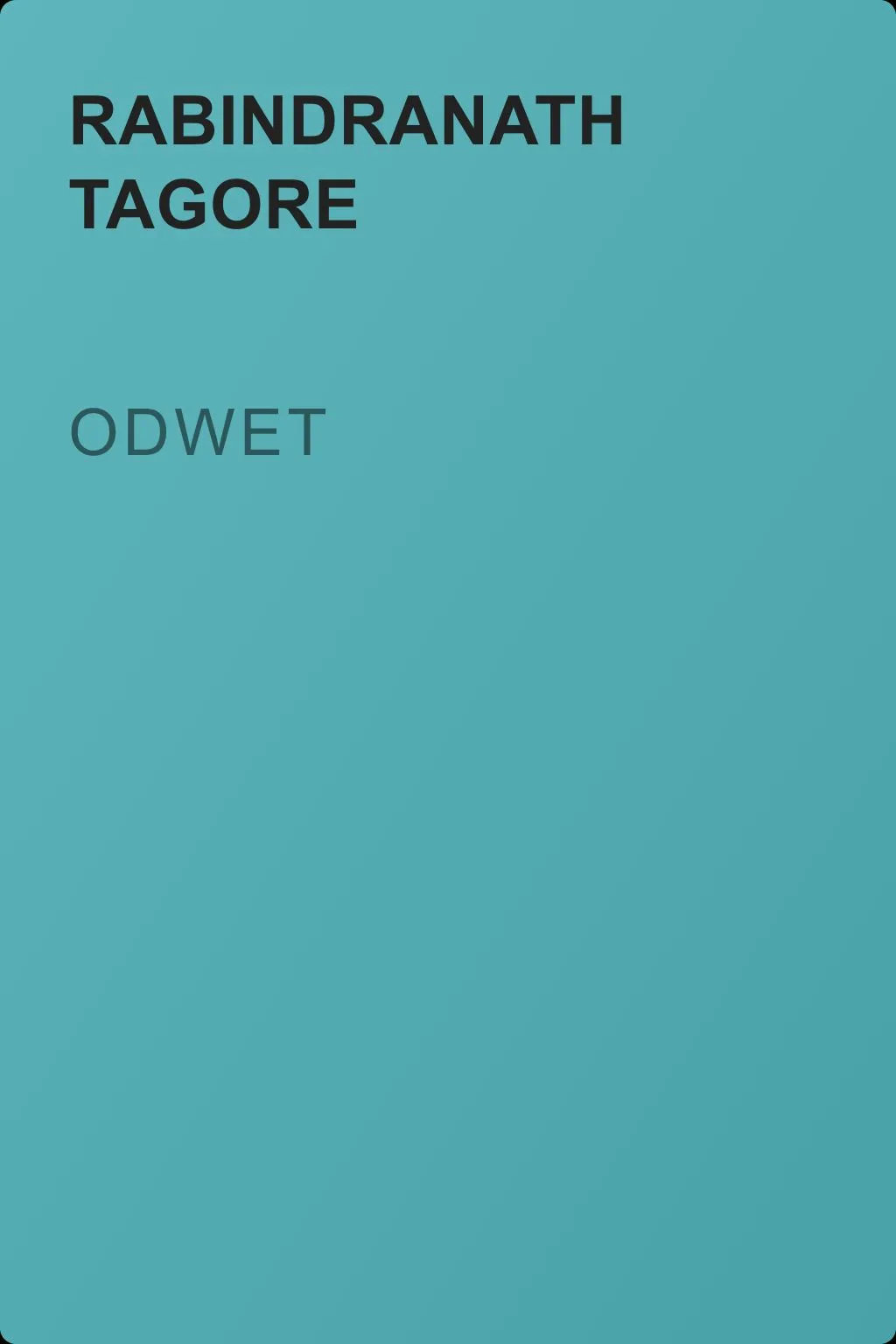 Odwet — обложка книги